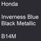 Preview: Honda, Inverness Blue Black Metallic, B14M.